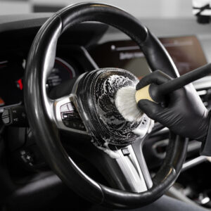 Interior cleaning of car