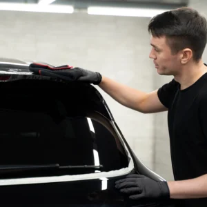 Car care process with ceramic coating
