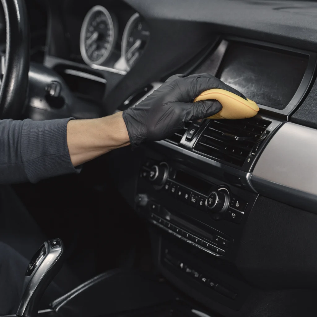 Interior car detailing