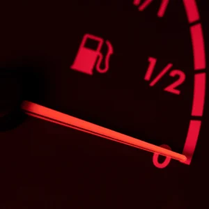 decrease in fuel level